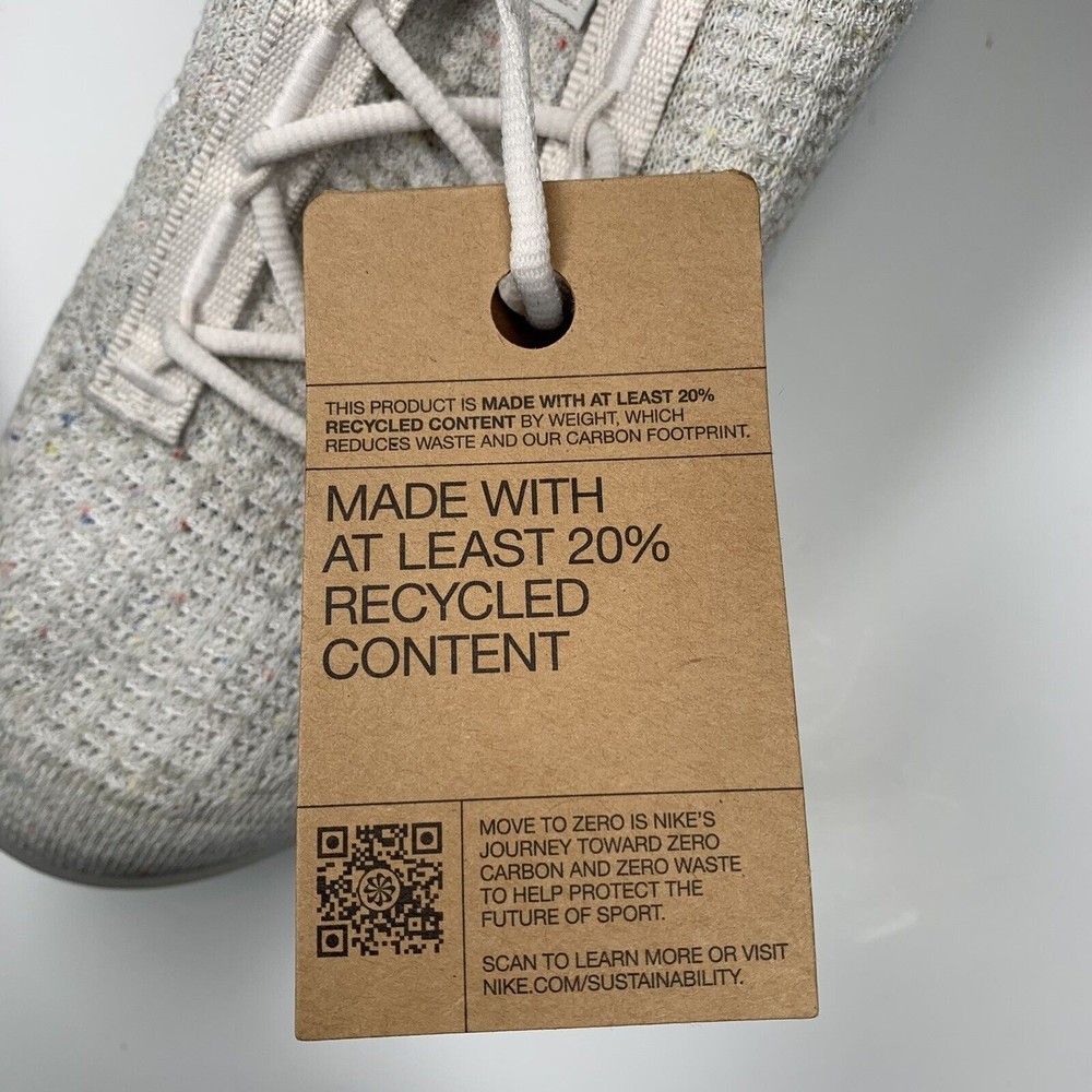 Nike Air VaporMax Flyknit 2021 Phantom Off White DJ9975-001 Women’s Size 10.5 - Picture 7 of 11